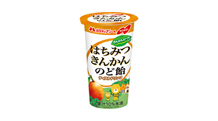 はちみつきんかんのど飴テイストドリンク ノーベル製菓コラボ商品